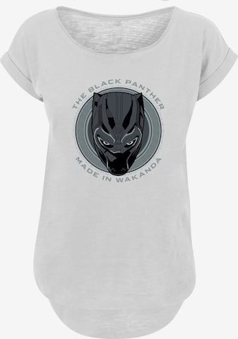 F4NT4STIC Shirt 'Marvel Black Panther Made in Wakanda' in Weiß: Vorderseite