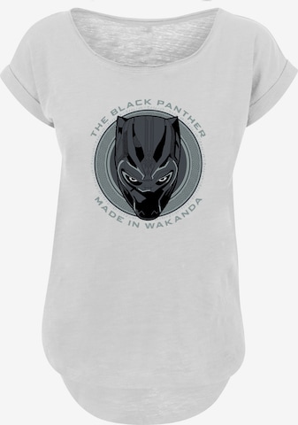 F4NT4STIC Shirt 'Marvel Black Panther Made in Wakanda' in White: front