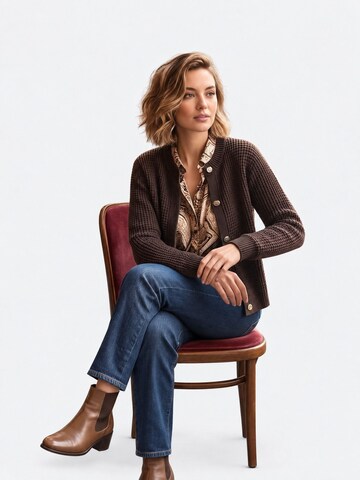 RYVAN Knit cardigan 'Strickjacken' in Brown