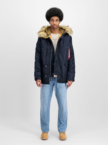 Parka d’hiver 'N3B VF 59' ALPHA INDUSTRIES en bleu