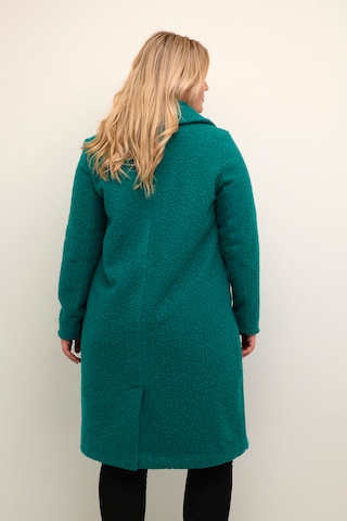 KAFFE CURVE Between-Seasons Coat 'Anni' in Green