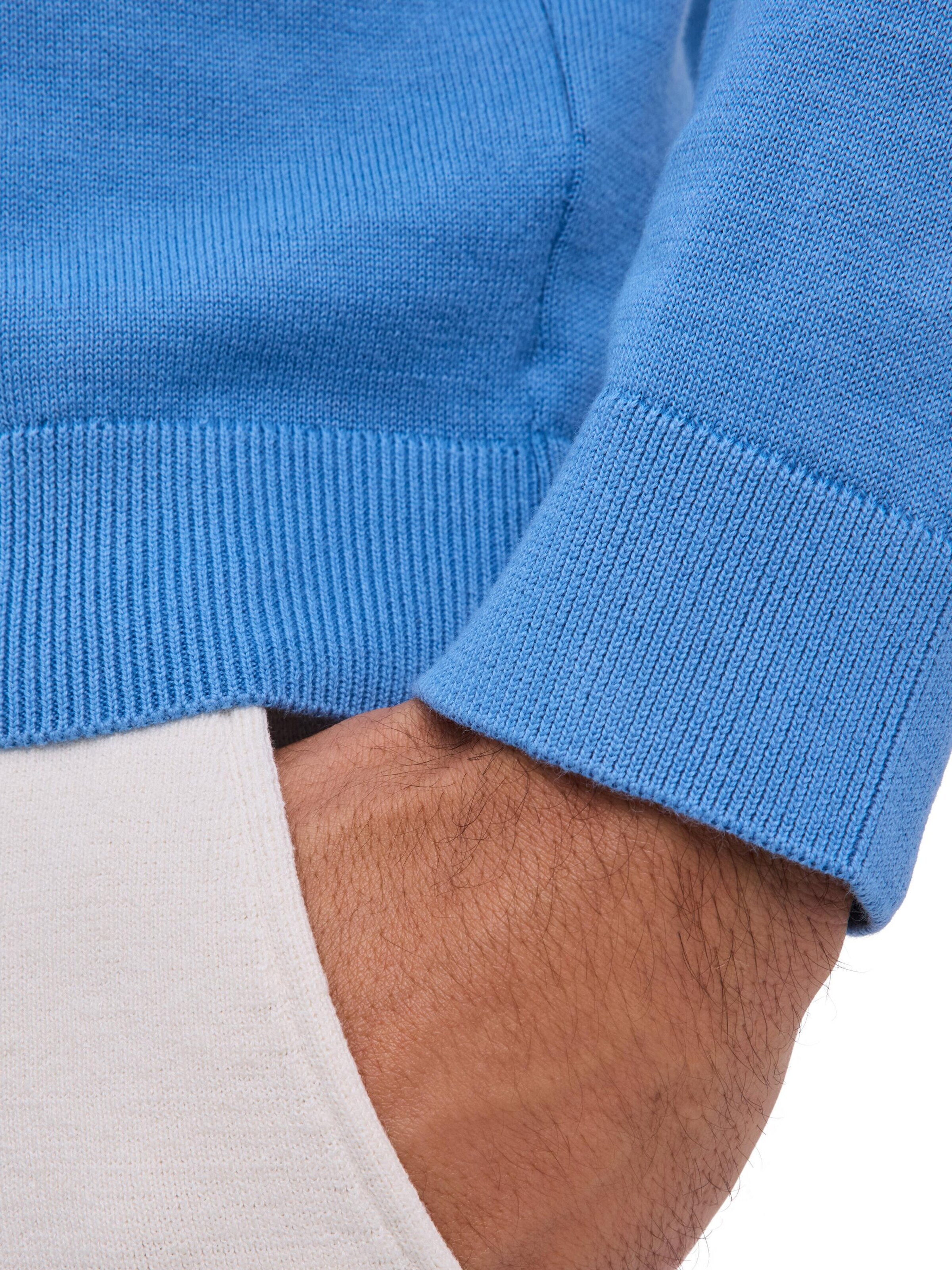 FALKE Sweater 'Cotton Knit' in Blue