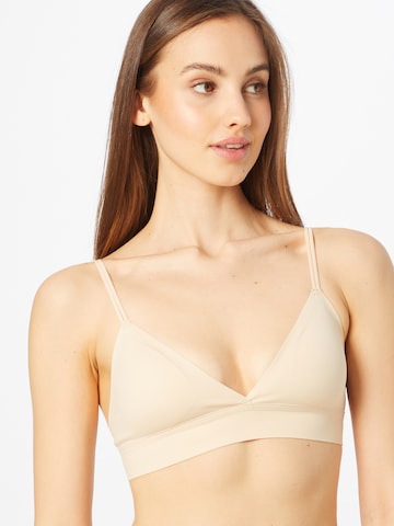 MAGIC Bodyfashion Triangle Bra 'Dream' in Beige: front