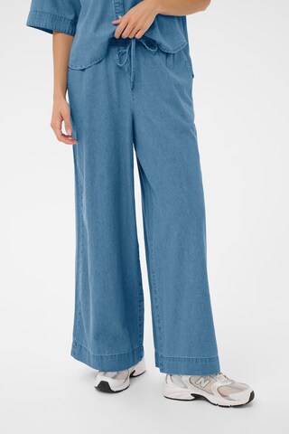 Kaffe Loosefit Hose 'Jade' in Blau