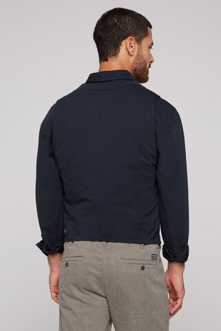 CAMP DAVID Anzugweste aus diagonalem Jersey in Blau