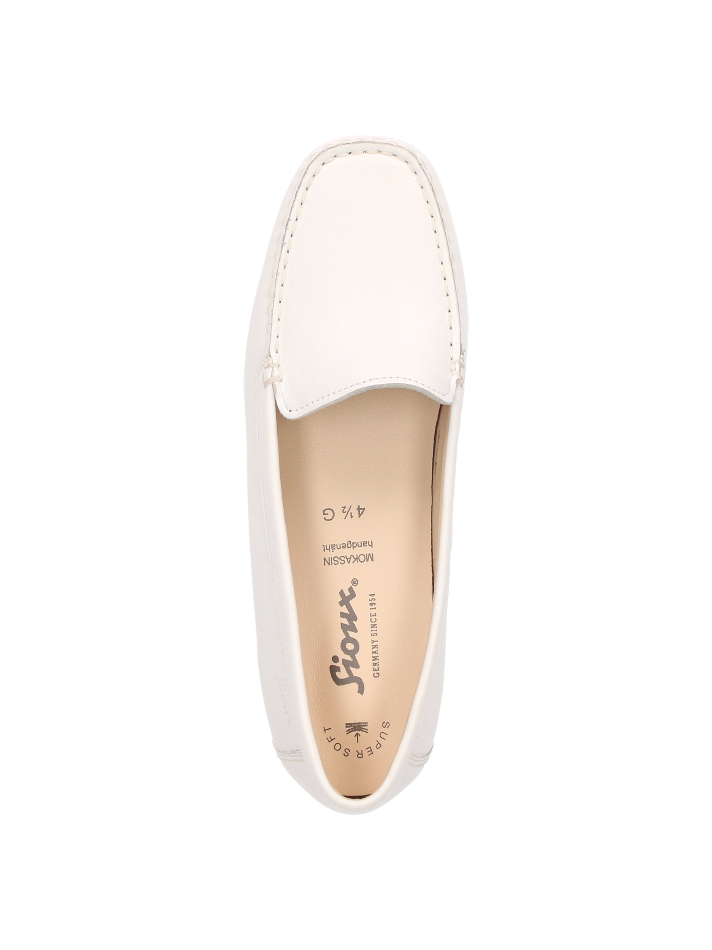 Mocassin 'Zalla' SIOUX en blanc