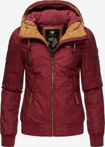 Ragwear Winter Jacket 'Druna' in Red
