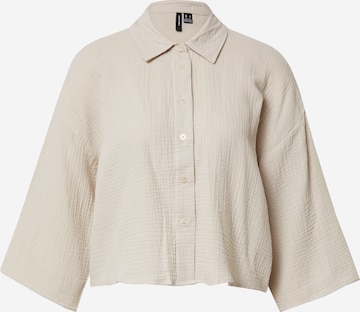 Camicia da donna 'VMNatali' di VERO MODA in grigio: frontale