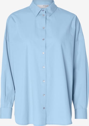 Camicia da donna 'Dina Sanni' di SELECTED in blu: frontale