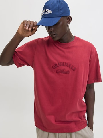 JACK & JONES T-Shirt in Rot
