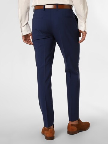 Coupe slim Pantalon à plis 'H-Genius' BOSS en bleu