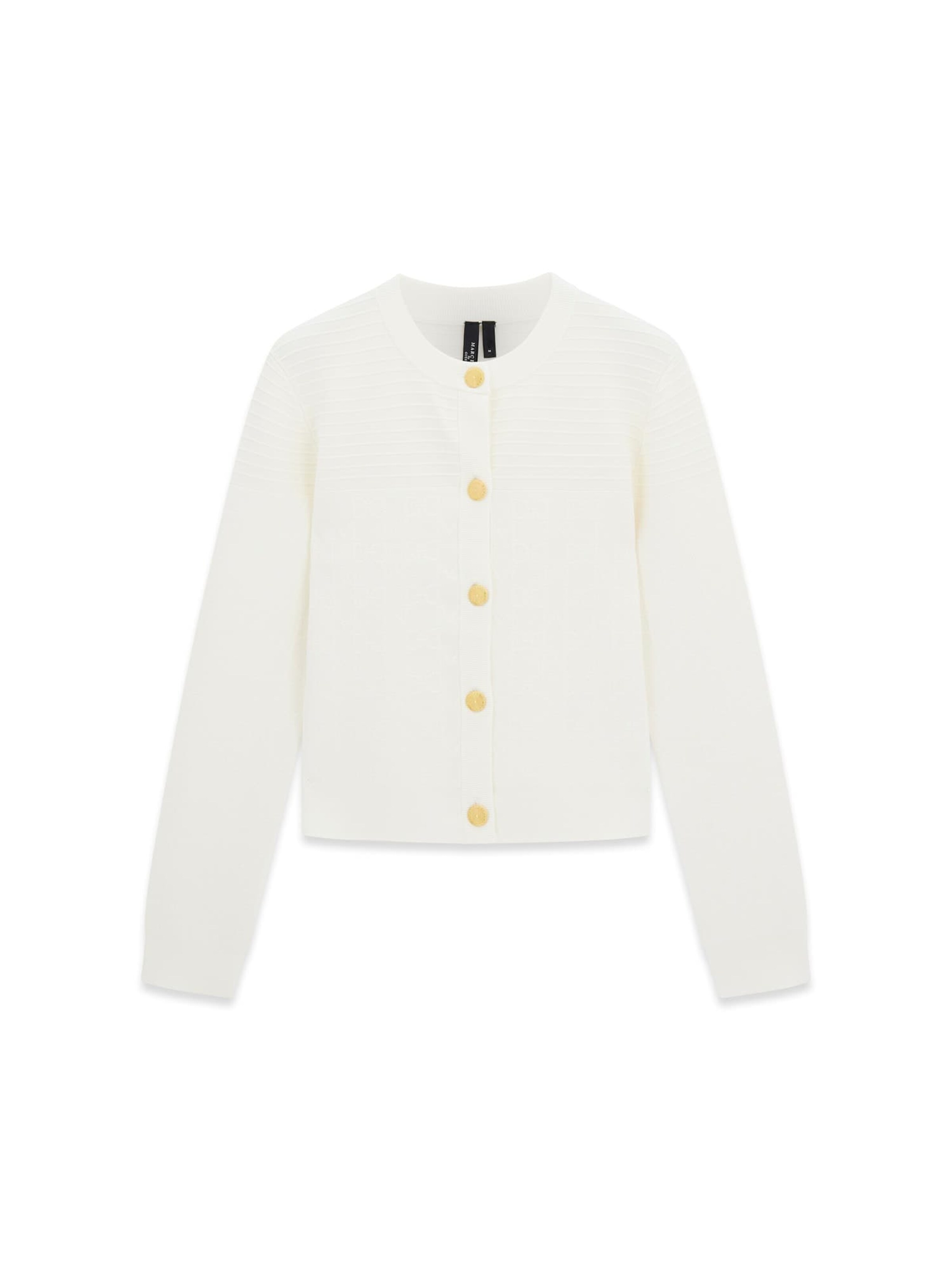 GUESS by Marciano Strickjacke in Weiß: Vorderseite