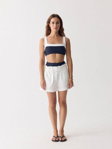 SEABASS Regular Broek 'Women Resort Shorts Soleil' in Wit