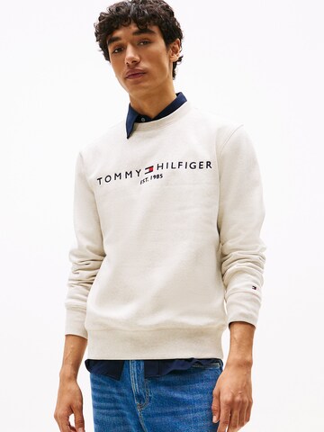 TOMMY HILFIGER Sweatshirt in Wit: voorkant