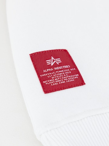 ALPHA INDUSTRIES Mikina - Biela