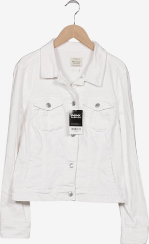 MANGO Jacke M in Weiß: Vorderseite