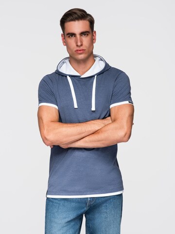 T-Shirt Ombre en bleu : devant