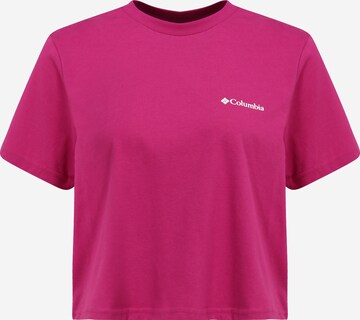 COLUMBIA Funkčné tričko 'River' - fialová: predná strana