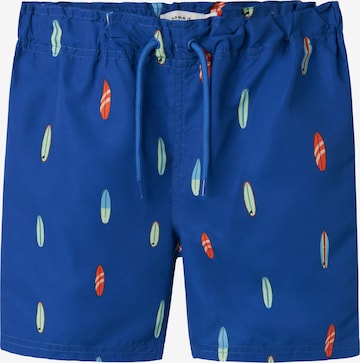 NAME IT Badeshorts 'Zorro' in Blau: Vorderseite