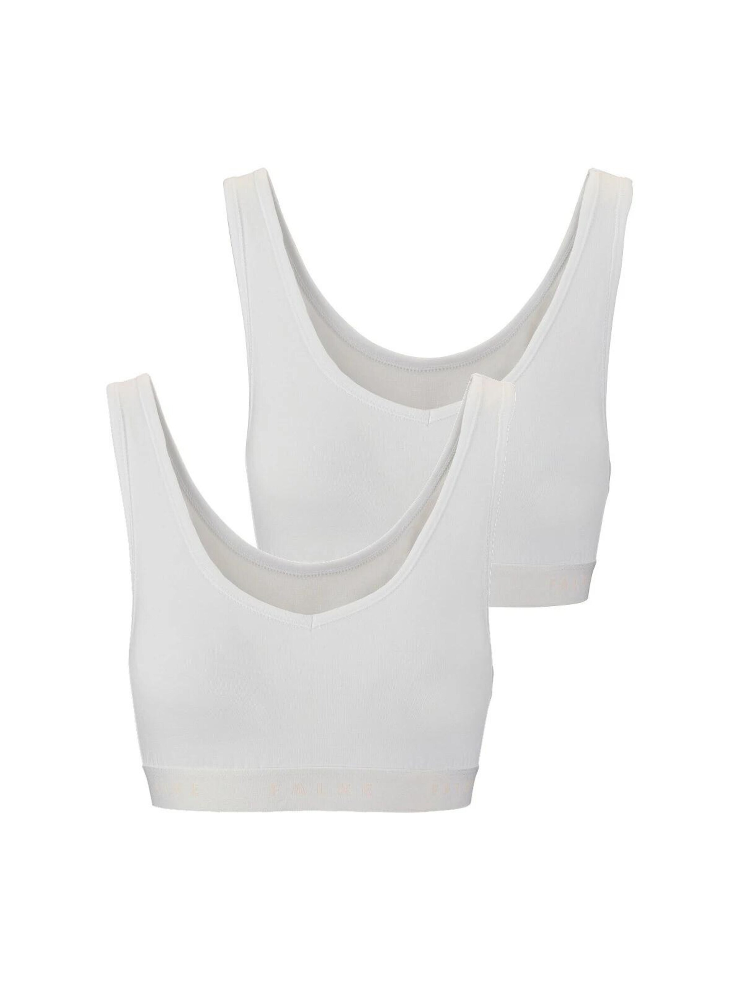 FALKE Bustier BH '2-Pack'‌‌ in Weiß: Vorderseite