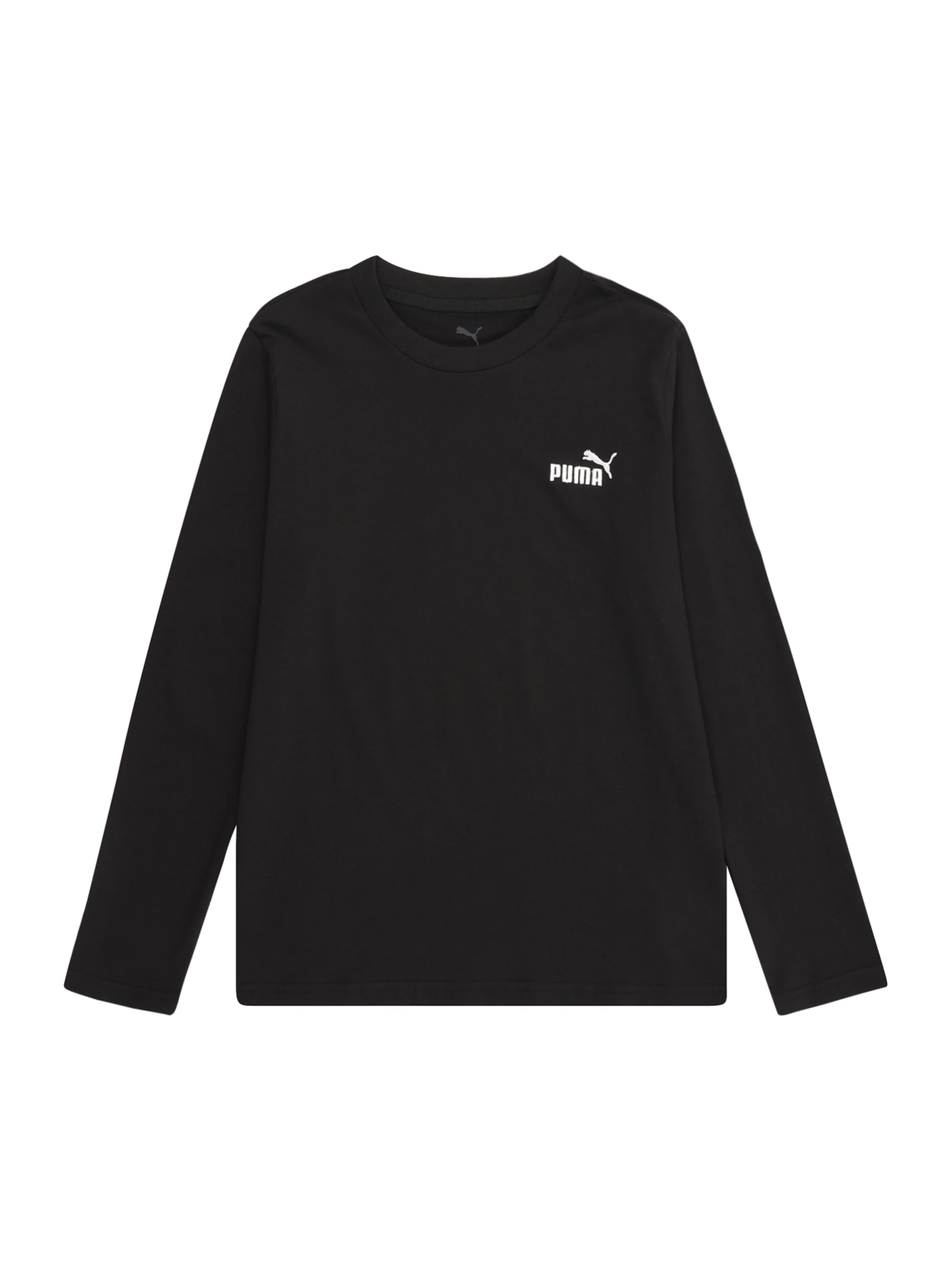 PUMA Koszulka 'ESS No. 1' w kolorze czarny: przód