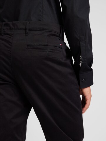 TOMMY HILFIGER Loosefit Hose 'HARLEM' in Schwarz