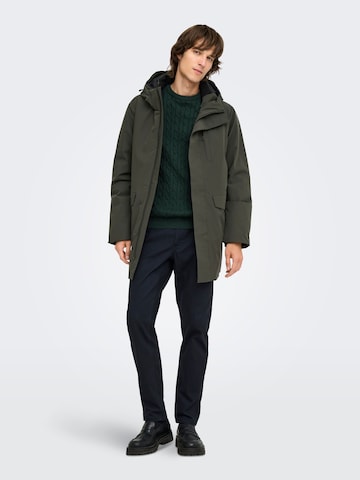 Only & Sons - Parca de entretiempo en gris