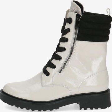 CAPRICE Lace-Up Ankle Boots in White