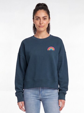 Sweat-shirt 'Women Power' Watapparel en vert : devant