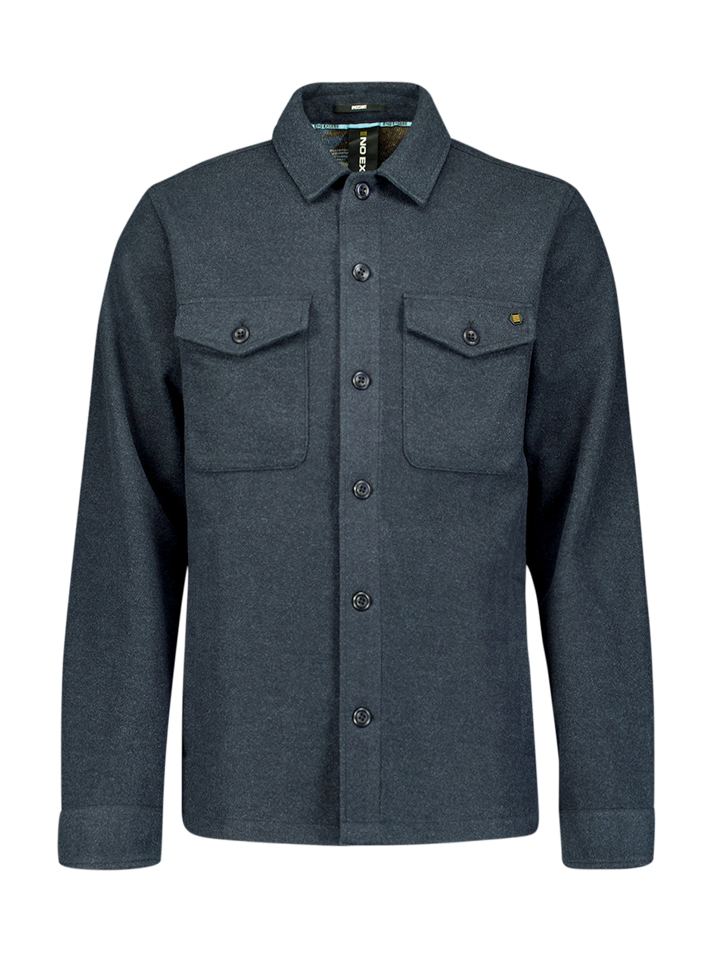 No Excess Between-Season Jacket in Blue: front