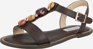 STEVE MADDEN Босоножки 'Carpertina-B' в Коричневый: спереди