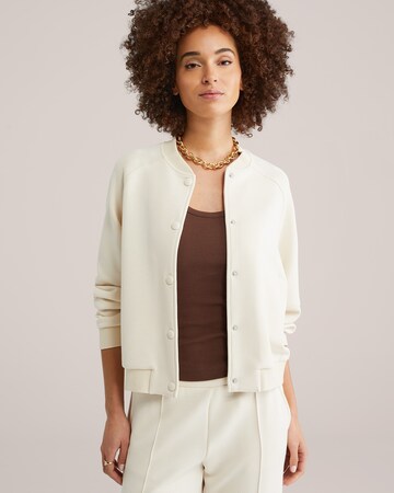 WE Fashion Tussenjas in Wit: voorkant