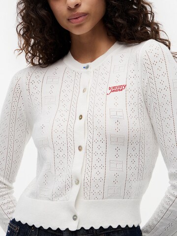 Cardigan Tommy Jeans en blanc