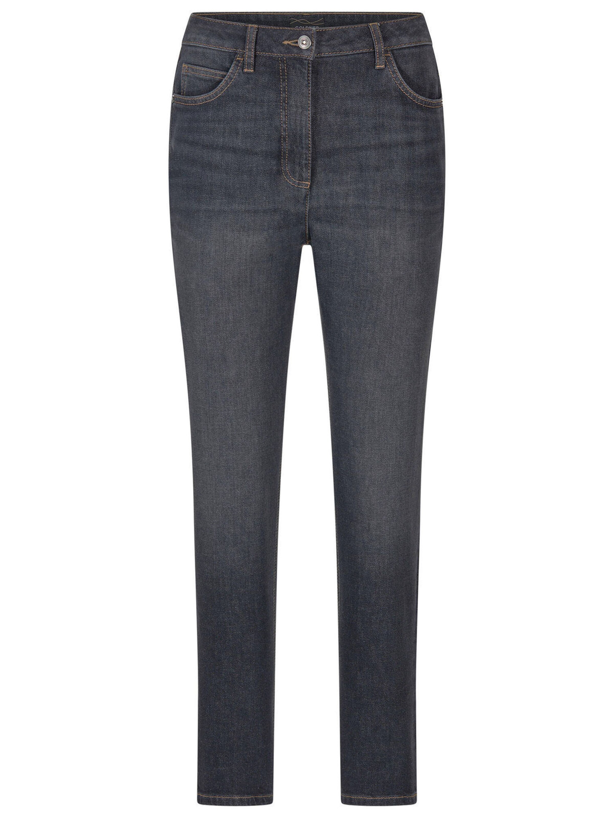 Goldner Regular Jeans 'Sara' in Blau: Vorderseite