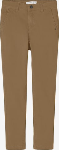 Pantalon 'Ryan' NAME IT en marron : devant