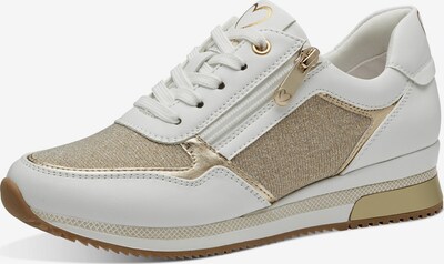 Sneaker bassa MARCO TOZZI di colore oro / bianco, Visualizzazione prodotti