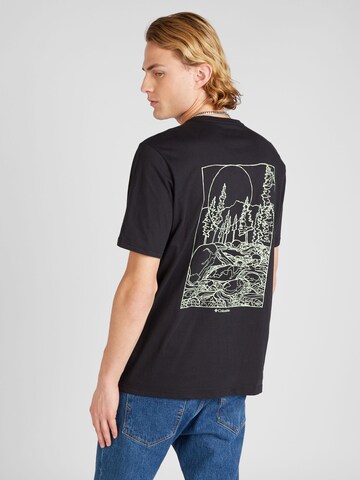 T-Shirt fonctionnel 'Rockaway River' COLUMBIA en noir