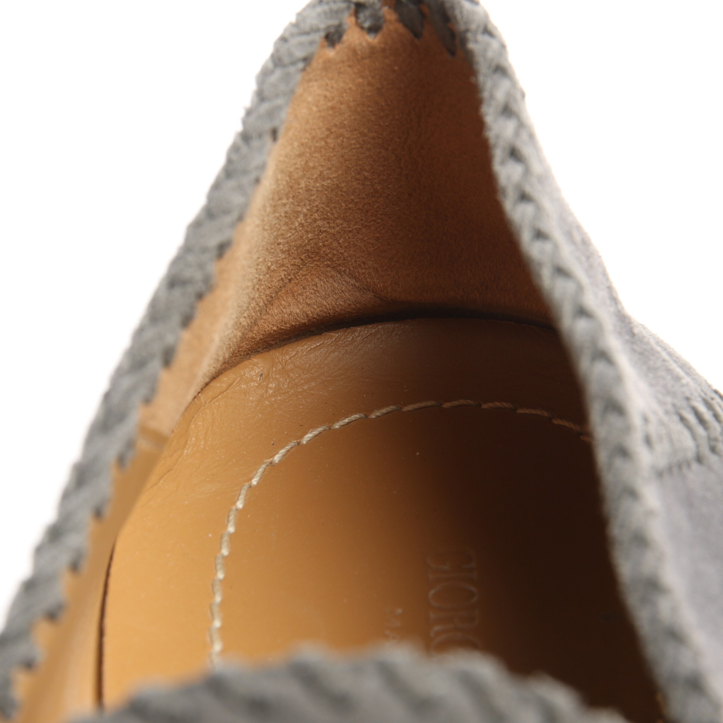 GIORGIO ARMANI Halbschuhe 39 in Grau