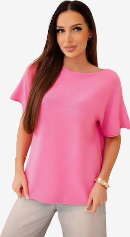Lumera Sweater 'Gioia' in Pink: front