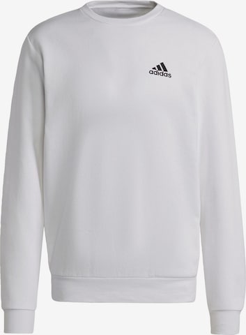 ADIDAS SPORTSWEAR Sportsweatshirt 'Essentials' in Wit: voorkant