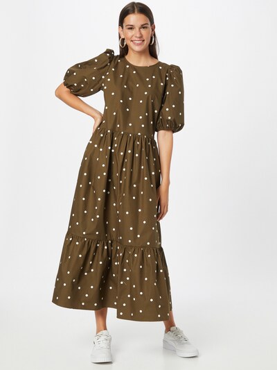 Rochie Marc O'Polo DENIM pe oliv / alb, Vizualizare model