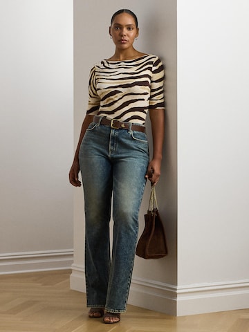 Lauren Ralph Lauren Plus - Camiseta 'JUDY' en beige