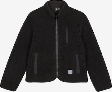 Veste en polaire 'Wuzer Fuzzar' Volcom en noir : devant
