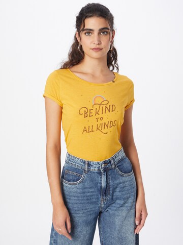 Ragwear חולצות 'FLORAH' בצהוב: מלפנים