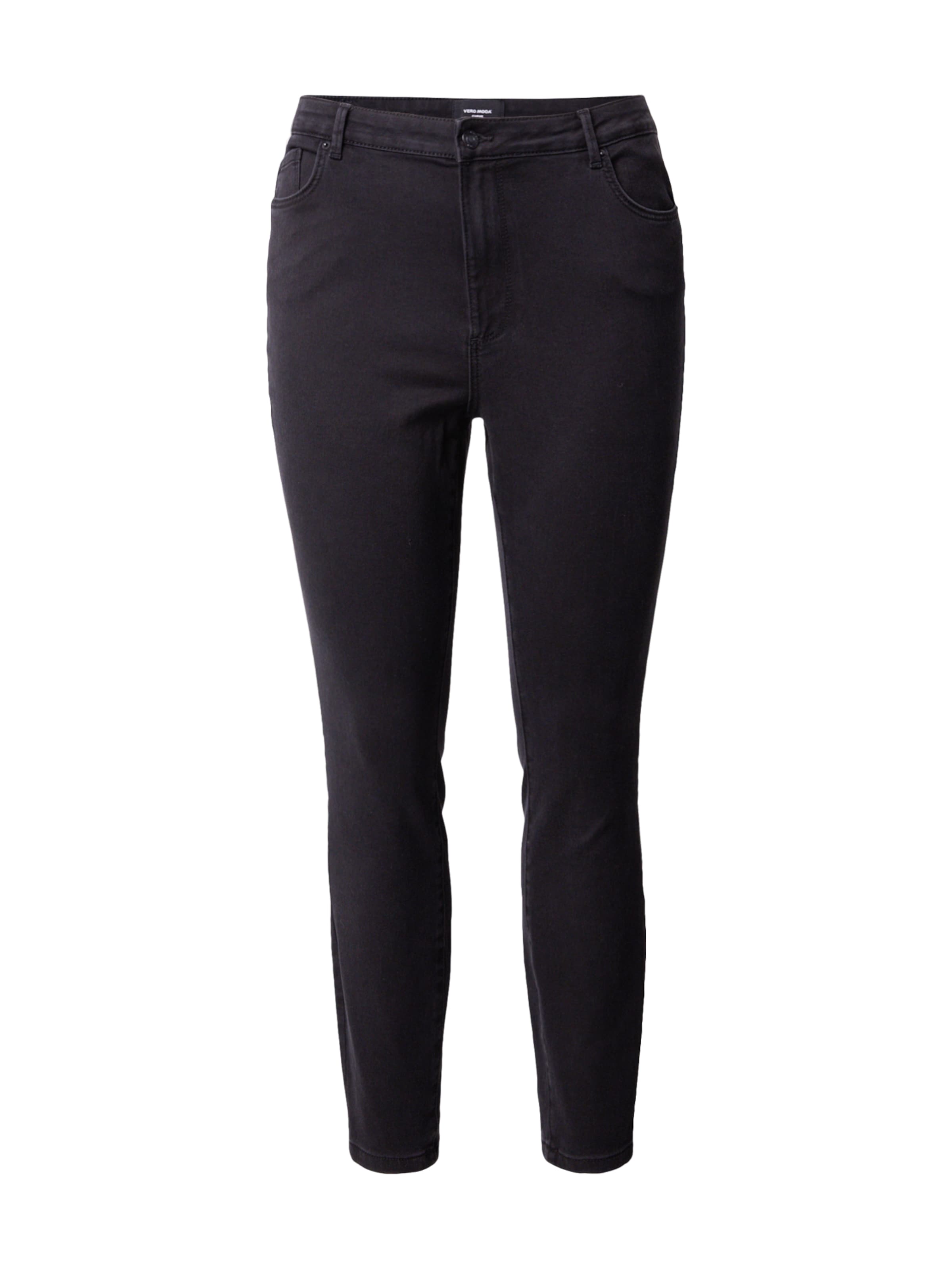 Vero Moda Curve Skinny Jeans 'Phia' in Black: front