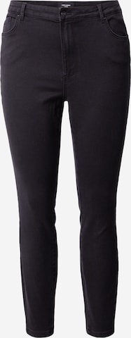 Skinny Jeans 'Phia' de la Vero Moda Curve pe negru: față
