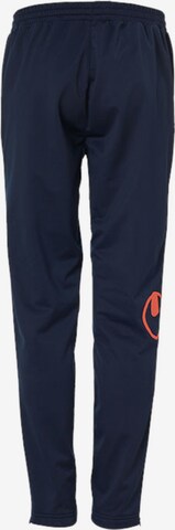 UHLSPORT Tapered Workout Pants in Blue