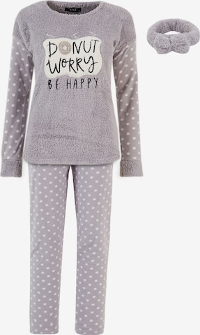 LELA Pajama 'Lela' in Grey: front