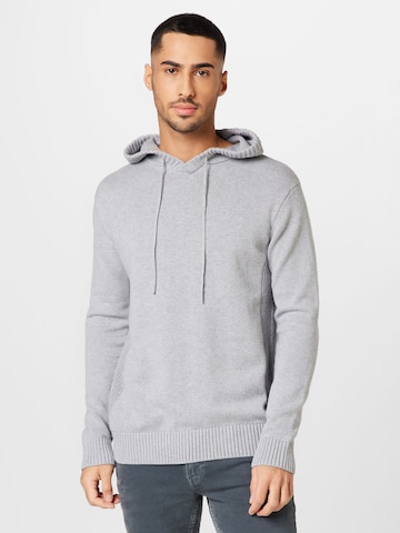 ABOUT YOU Sweater 'Alan' in Grey: front