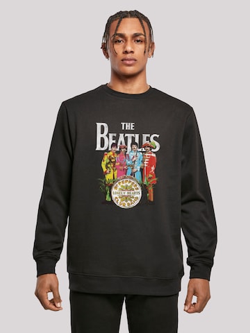 F4NT4STIC Sweatshirt 'The Beatles' in Schwarz: predná strana